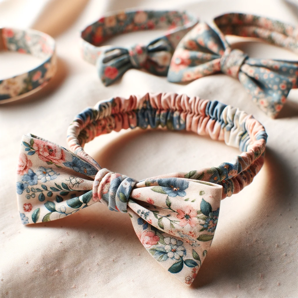 Bandeaux pour Bébé en Tissu Liberty