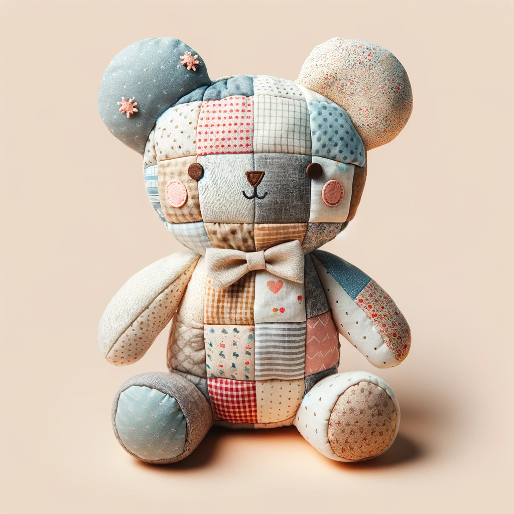 Doudou en Patchwork Personnalisé